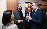 Des responsables de la diplomatie israélienne et internationales célèbrent Norouz, le nouvel en perse, lors d'un dîner au Carlton Hotel de Tel Aviv, le 19 mars 2023. (Autorisation )