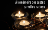 Affiche de l'exposition itinérante pour faire mémoire des Justes parmi les nations, installée à la maison de la Conférence des évêques de France, jusqu’au 10 octobre 2022. (Crédit : Autorisation)