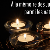 Affiche de l'exposition itinérante pour faire mémoire des Justes parmi les nations, installée à la maison de la Conférence des évêques de France, jusqu’au 10 octobre 2022. (Crédit : Autorisation)