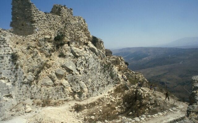 La forteresse de Beaufort. (Crédit : Yossi Zamir/Flash90)