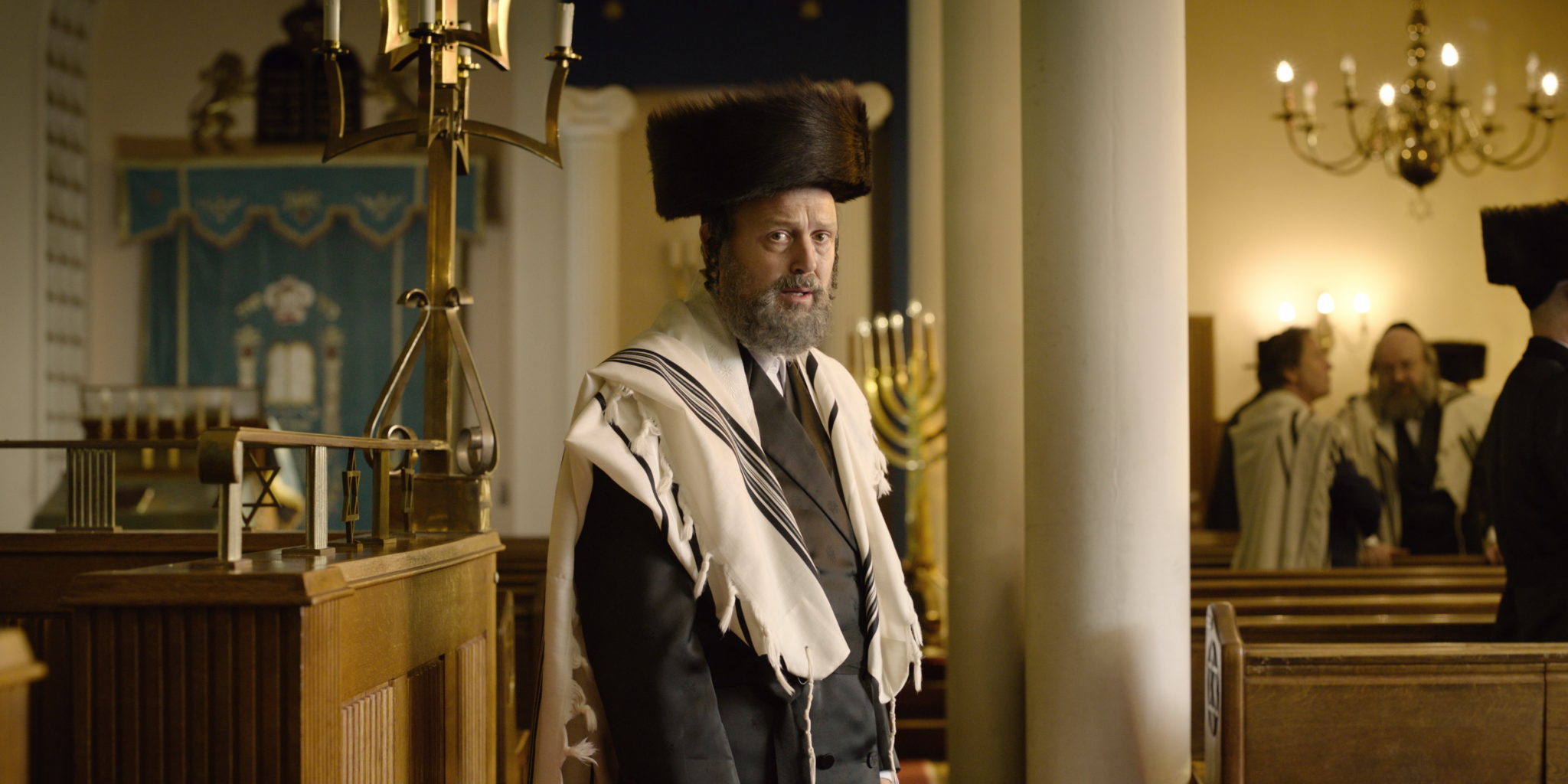 Robbie Cleiren dans le rôle d'Eli Wolfson dans la série Netflix "Rough Diamonds". (Crédit : Netflix)