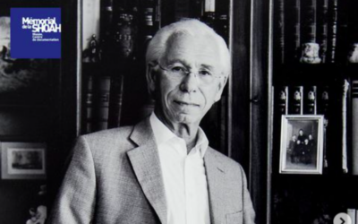 Jacques Saurel, en 2007. (Crédit : Evvy Eisen/Mémorial de la Shoah)