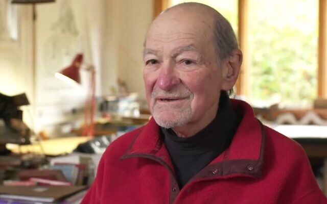Ed Koren, caricaturiste légendaire, est décédé à l'âge de 87 ans le 14 avril 2023. (Crédit : Capture d'écran YouTube ; utilisée conformément à l'article 27a de la loi sur le droit d'auteur)