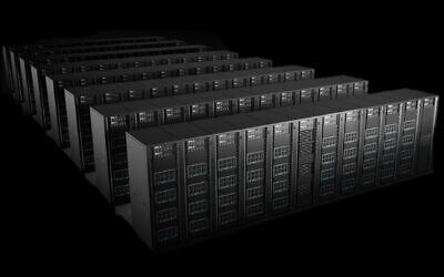 La plateforme de supercalculateur HGX de Nvidia. (Crédit : Nvidia)