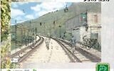 Vue d'artiste d’un projet de piste cyclable le long des voies ferrées abandonnées entre Jérusalem et Beit Shemesh. (Crédit : Conseil Régional de Mateh Yehuda/Autorité Foncière d'Israël)
