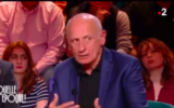 Jean-Michel Apathie sur France 2, le 30 avril 2023. (Crédit : capture d’écran France 2)