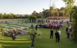 L’inauguration du nouveau cimetière juif de Porto, au Portugal, le 25 avril 2023. (Crédit : Jewish Community of Porto - CIP/CJP)