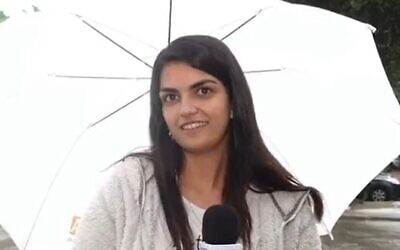 Livnat Green donne une interview à la Treizième chaîne, le 5 novembre 2020. (Capture d'écran : Twitter ; utilisé conformément à l'article 27a de la loi sur le droit d'auteur)