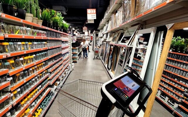 Les chariots de la start-up israélienne "pick-and-go" et "self-checkout" seront déployés dans les magasins Hastok de décoration intérieure et d'articles ménagers. (Autorisation) Les chariots de la start-up israélienne "pick-and-go" et "self-checkout" seront déployés dans les magasins Hastok de décoration intérieure et d'articles ménagers. (Autorisation)