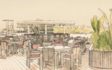 Illustration du restaurant Baba du chef israélien Assaf Granit à Antibes. (Crédit : Cap d’Antibes Beach Hotel)