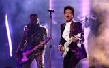 Le musicien Bruno Mars lors de la 59e cérémonie des Grammy Awards au Staples Center, le 12 février 2017, à Los Angeles, en Californie. (Crédit : Christopher Polk/Getty Images for NARAS/AFP)