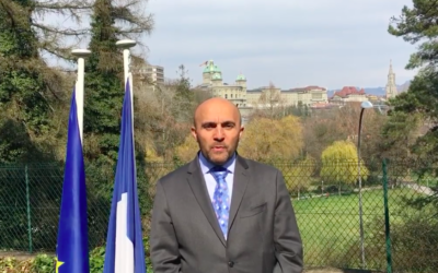 Frédéric Journès. (Crédit : capture d’écran Ambassade et consulat de France en Suisse)