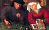 « Le Prêteur et sa femme », 1514. (Crédit : Quentin Metsys / Domaine public)