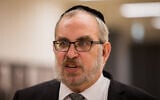 Le député Yaakov Asherde Yahadout HaTorah à la Knesset, à Jérusalem, le 21 octobre 2020. (Crédit : Yonatan Sindel/Flash90)