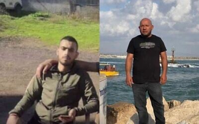 Omar Awali, 21 ans, à gauche, et Ahmed Hizam Sharif, 47 ans, abattus lors d'incidents distincts dans des communautés arabes, le 4 juin 2023. (Autorisation)
