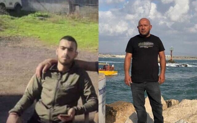 Omar Awali, 21 ans, à gauche, et Ahmed Hizam Sharif, 47 ans, abattus lors d'incidents distincts dans des communautés arabes, le 4 juin 2023. (Autorisation) Omar Awali, 21 ans, à gauche, et Ahmed Hizam Sharif, 47 ans, abattus lors d'incidents distincts dans des communautés arabes, le 4 juin 2023. (Autorisation)