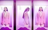 La chanteuse Shira Zloof ajoutant son grain de sel à l'engouement mondial pour Barbie avec son nouveau single en hébreu intitulé "Barbie". (Crédit : Daffy Chagi)