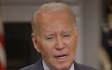 Le président américain Joe Biden s'exprimant lors d'une interview avec CNN, le 9 juillet 2023. (Crédit: Capture d'écran Twitter)
