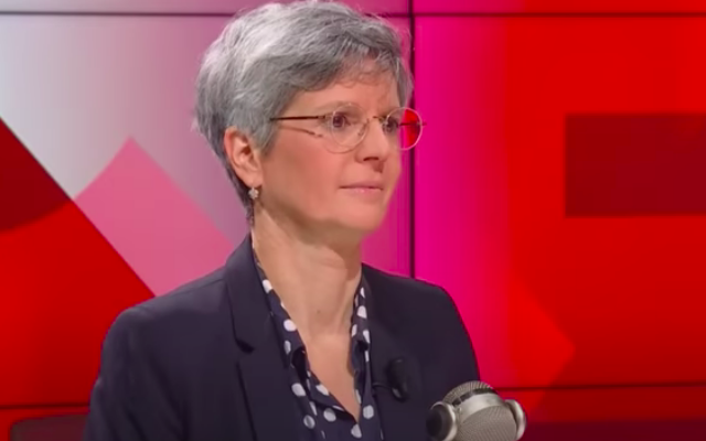 Sandrine Rousseau. (Crédit : Capture d'écran YouTube)