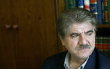 Me Saleh Nikbakht, avocat de Mahsa Aminie, le 9 mars 2005. (Crédit : AFP PHOT0/BEHROUZ MEHRI)