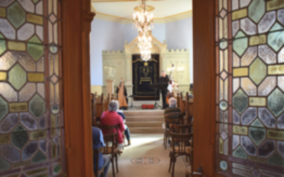 Une synagogue, à Hanau-La petite pierre. (Crédit : Office du tourisme de la communauté de communes Hanau-La petite pierre)