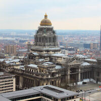Le Palais de Justice de Bruxelles, en 2009. (Crédit : Martin Mycielski / CC BY-SA 3.0)