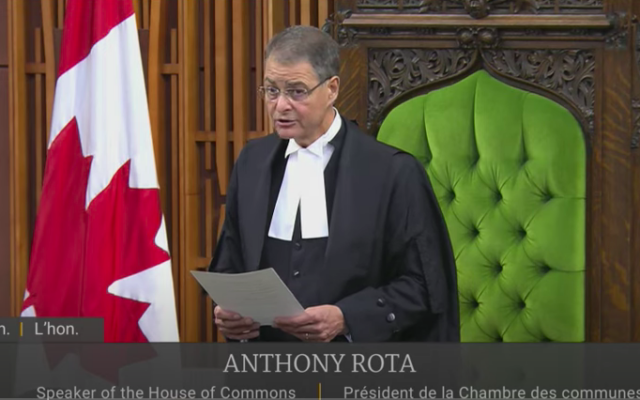 Anthony Rota. (Crédit : Capture d'écran YouTube)