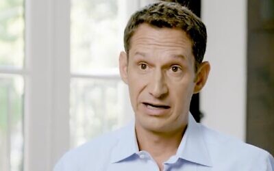 Daniel Lurie, philanthrope et héritier de Levi Strauss, candidat à la mairie de San Francisco. (Crédit : Capture d'écran via JTA)
