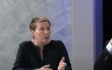 La ministre belge de la Coopération et du Développement, Caroline Gennez, en 2020. (Capture d'écran : YouTube ; utilisée conformément à l'article 27a de la loi sur les droits d'auteur)