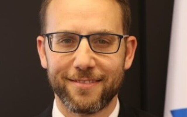 Shmuel Abramson, qui va être nommé au poste d'économiste en chef au ministère des Finances, le 10 septembre 2023. (Autorisation) Shmuel Abramson, qui va être nommé au poste d'économiste en chef au ministère des Finances, le 10 septembre 2023. (Autorisation)
