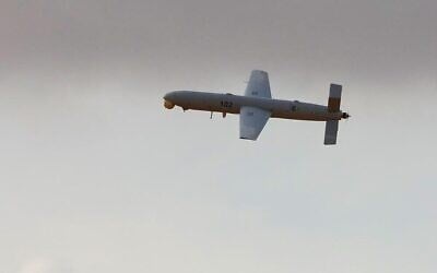 Une munition SkyStriker en attente, publiée le 18 septembre 2023. (Crédit : Elbit Systems)