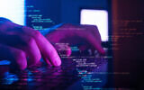 Une photo illustrative de piratage. (Crédit : Sergey Shulgin sur iStock via Getty Images)