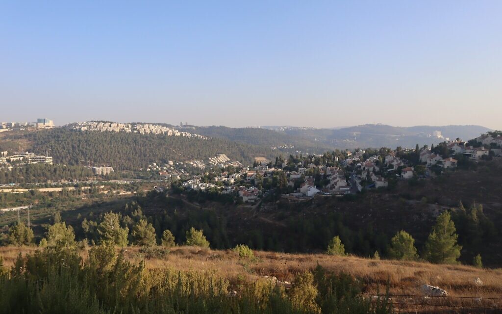 Le belvédère de Hila. (Crédit : Shmuel Bar-Am)