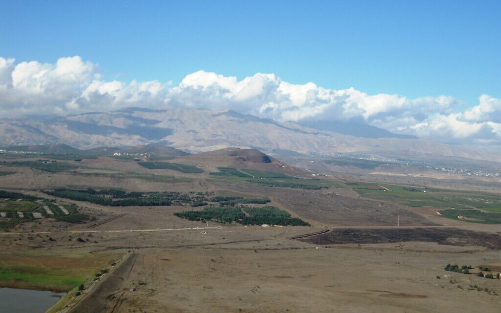 Vue du mont Bental. (Crédit : Naama Bar-Am)