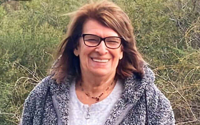 Ofelia Roitman, 77 ans, a été enlevée par le Hamas dans sa maison du kibboutz Nir Oz le 7 octobre 2023. (Autorisation)