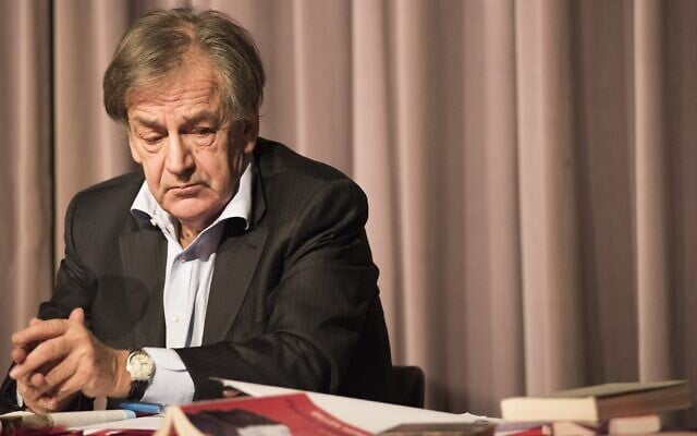 Alain Finkielkraut. (Crédit : Cnaan Liphshiz/JTA)