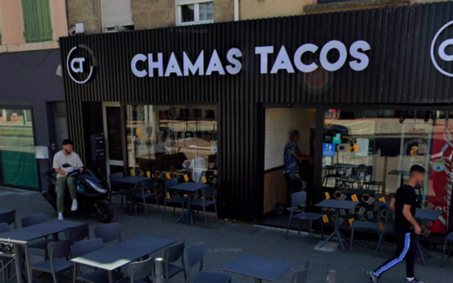 Chamas Tacos, à Valence. (Crédit : Capture d'écran Google Maps)