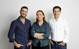 L'équipe de Clarity est composée du PDG Michael Matias, à gauche, du Dr. Natalie Fridman, responsable de la technologie, et de Gil Avriel, responsable de la stratégie. (Crédit : Autorisation)