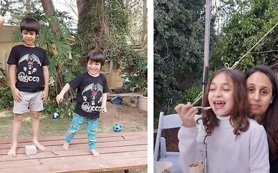 La famille Brodetz, la mère Hagar et les enfants Ofri, Yuval et Oriya ont disparu du kibboutz Kfar Azza depuis l'assaut du Hamas le 7 octobre 2023. (Autorisation)