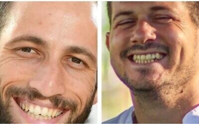 Amichai Yisrael Witzen (à gauche) et Moshe Yedidia Raziel (Rosenberg). Photo : Eliad Davidi