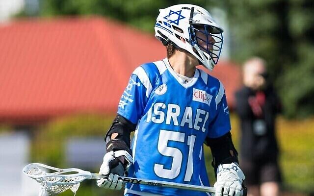 Le joueur de lacrosse israélien Mor Cohen (Capture d'écran Facebook, utilisée conformément à l'article 27a de la loi sur les droits d'auteur) Le joueur de lacrosse israélien Mor Cohen (Capture d'écran Facebook, utilisée conformément à l'article 27a de la loi sur les droits d'auteur)