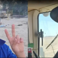 Yagil, à gauche, et Or Yaakov, 12 et 16 ans, deux frères enlevés par des terroristes du Hamas dans leur maison du kibboutz Nir Oz le 7 octobre 2023. (Autorisation)