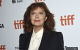 Susan Sarandon au Festival international du film de Toronto, au Winter Garden Theatre, à Toronto, le 10 septembre 2018. (Crédit : Evan Agostini/Invision/AP)