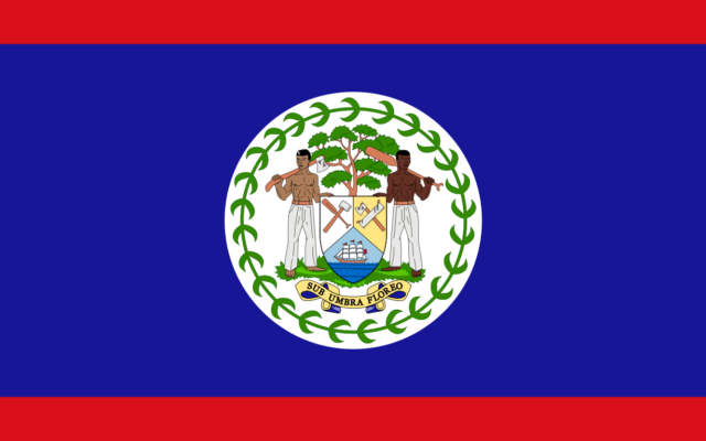 Drapeau du Belize. (Domaine public)