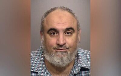 Loay Abdelfattah Alnaji, 50 ans, accusé de la mort du manifestant pro-israélien Paul Kessler le 5 novembre 2023 à Los Angeles. (Crédit : Département du shérif du comté de Ventura)