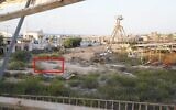 Des lance-roquettes du Hamas découverts par des soldats israéliens dans une aire de jeux et un parc d'attractions, dans le nord de la bande de Gaza, le 5 novembre 2023. (Crédit : Armée israélienne)