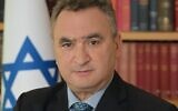 L'ambassadeur d'Israël en France Joshua Zarka. (Crédit : Ministère des Affaires étrangères)