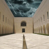 Bâtiment de la Cour suprême, à Jérusalem. (Crédit : Image originale/iStock, image composite/The Times of Israel)