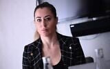 La propriétaire de l'agence d'influence Shauna Events, Magali Berdah, assistant à une conférence de presse, à Paris, le 14 septembre 2022. (Crédit : Christophe Archambault/AFP)