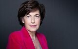 La journaliste française Ruth Elkrief à Paris, le 16 février 2022. (Crédit : JOEL SAGET / AFP)